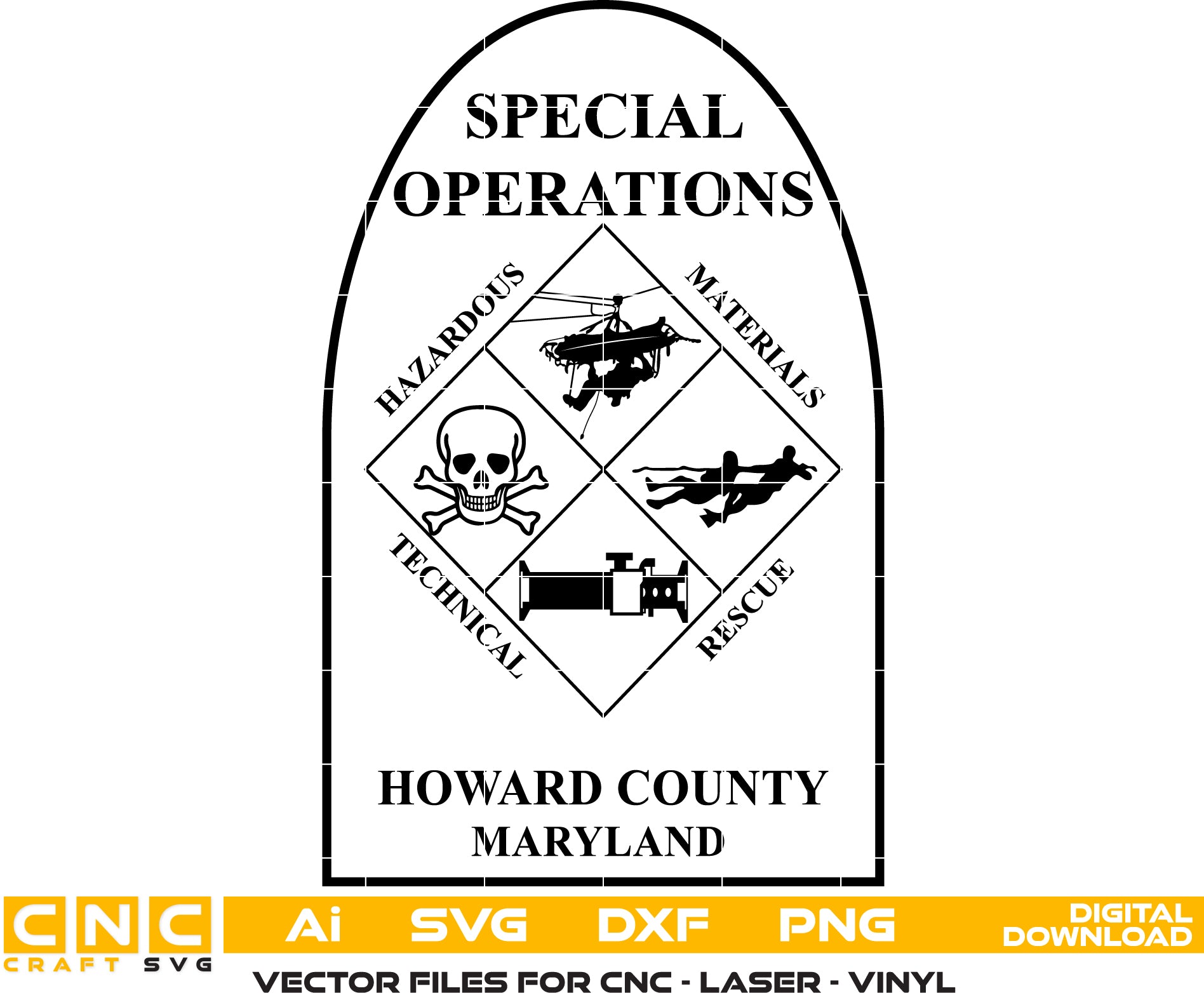 Howard County Maryland Special Operations Logo