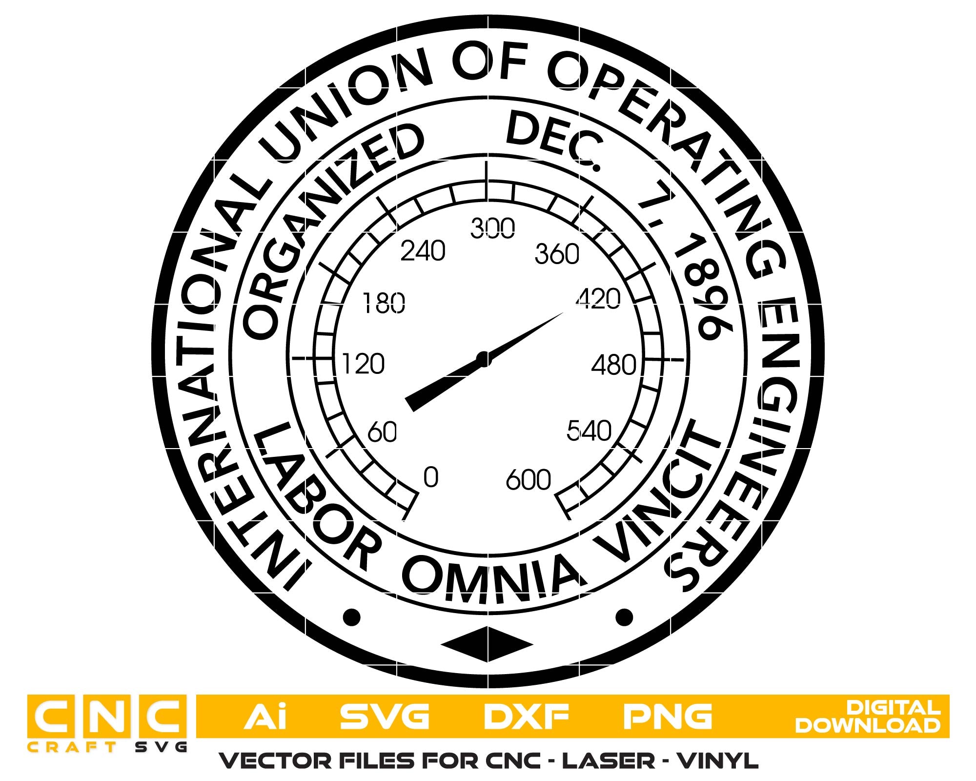 International Union Of Operating Engineers Logo SVG, IUOE Emblem Vector, Operating Engineers Union Logo SVG, IUOE Logo Design Vector, Union Badge SVG