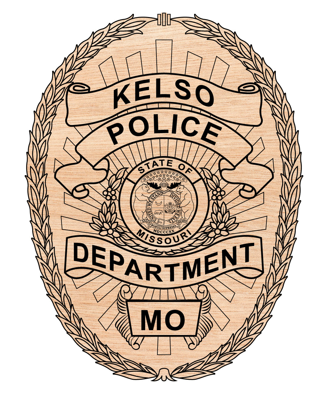 Kelso, Missouri Police Badge