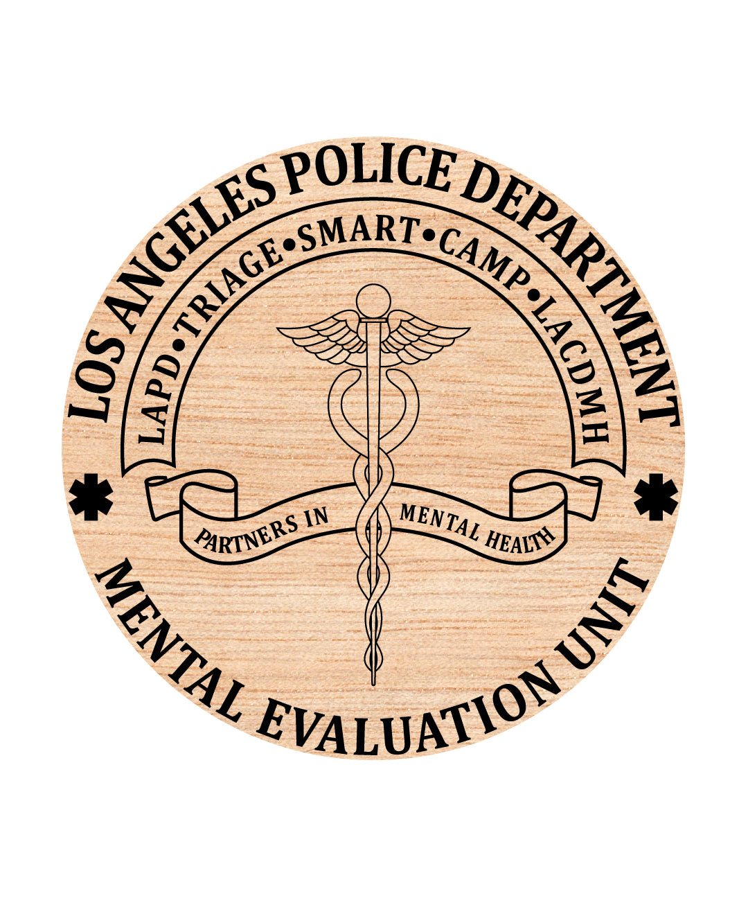 LAPD Mental Evaluation Unit Logo SVG, Los Angeles Police Department Logo, LAPD MEU Emblem Vector, LAPD Mental Health Unit Patch, Police Division Badge SVG