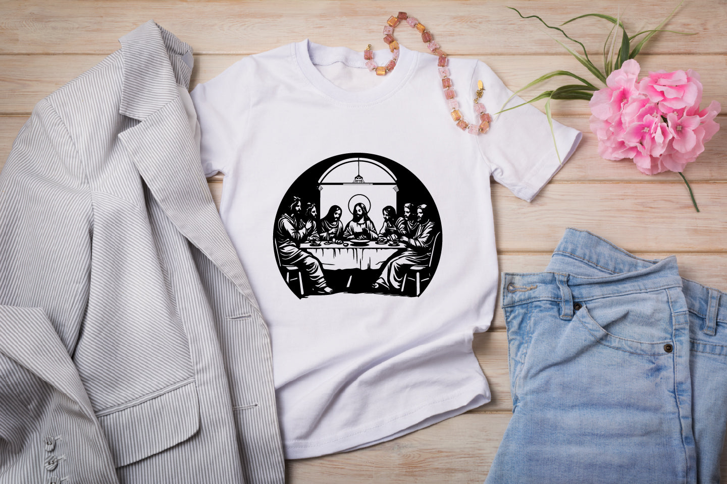 Last Supper Digital File | CNC, Laser, and Vector Art