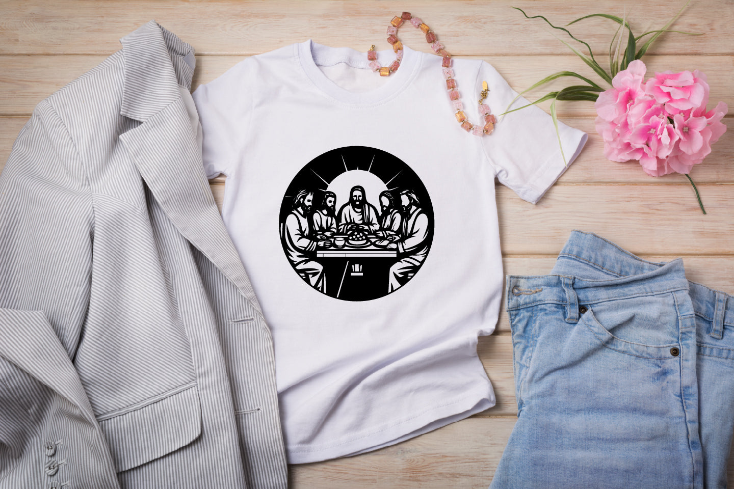 Last Supper Digital File | CNC, Laser, and Vector Art