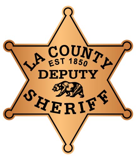 La County Deputy Sheriff Badge