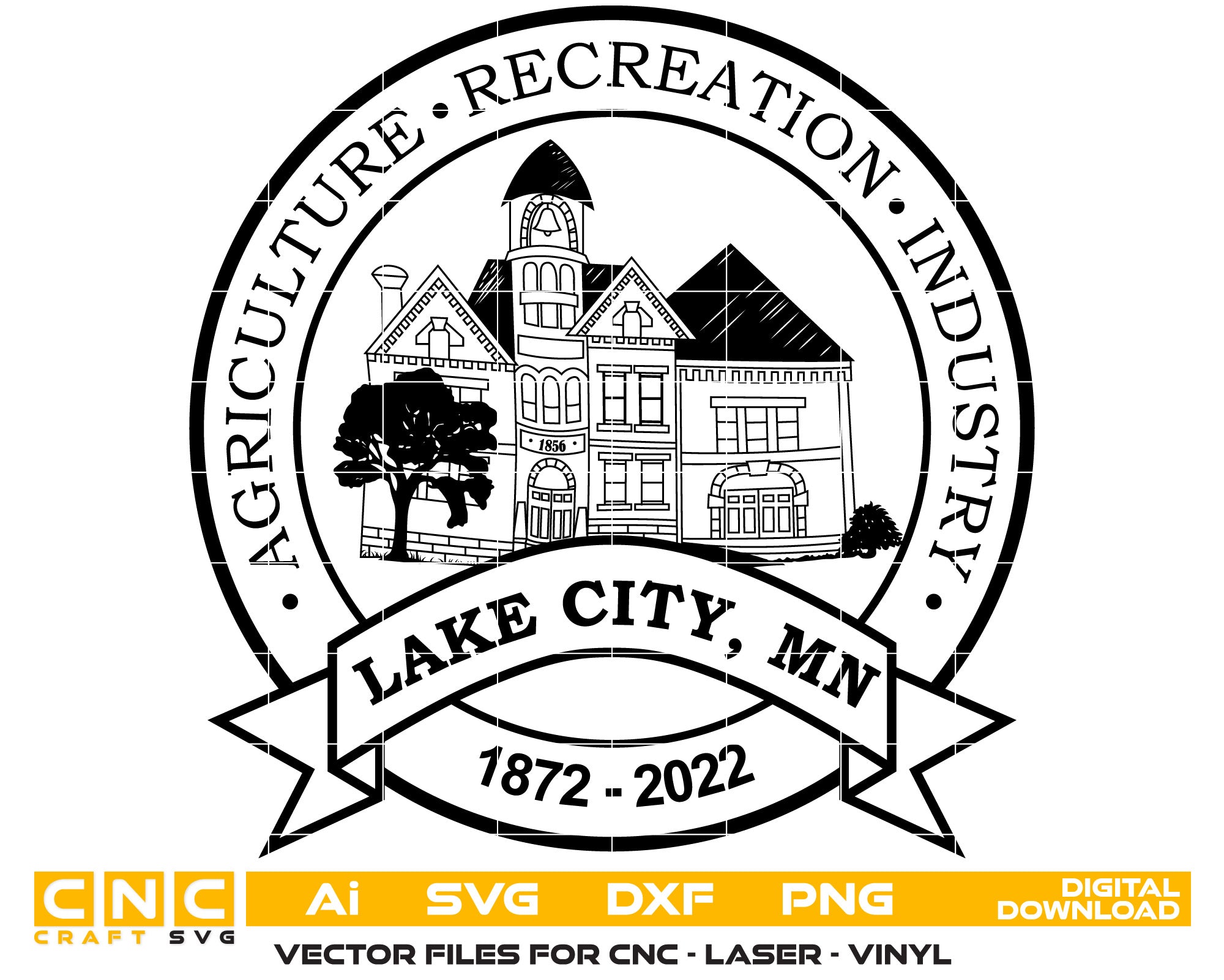 Lake City MN 150th Celebration Logo