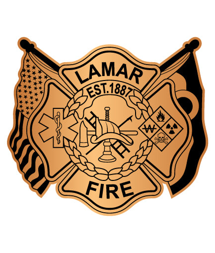 Lamar Fire Department Logo SVG