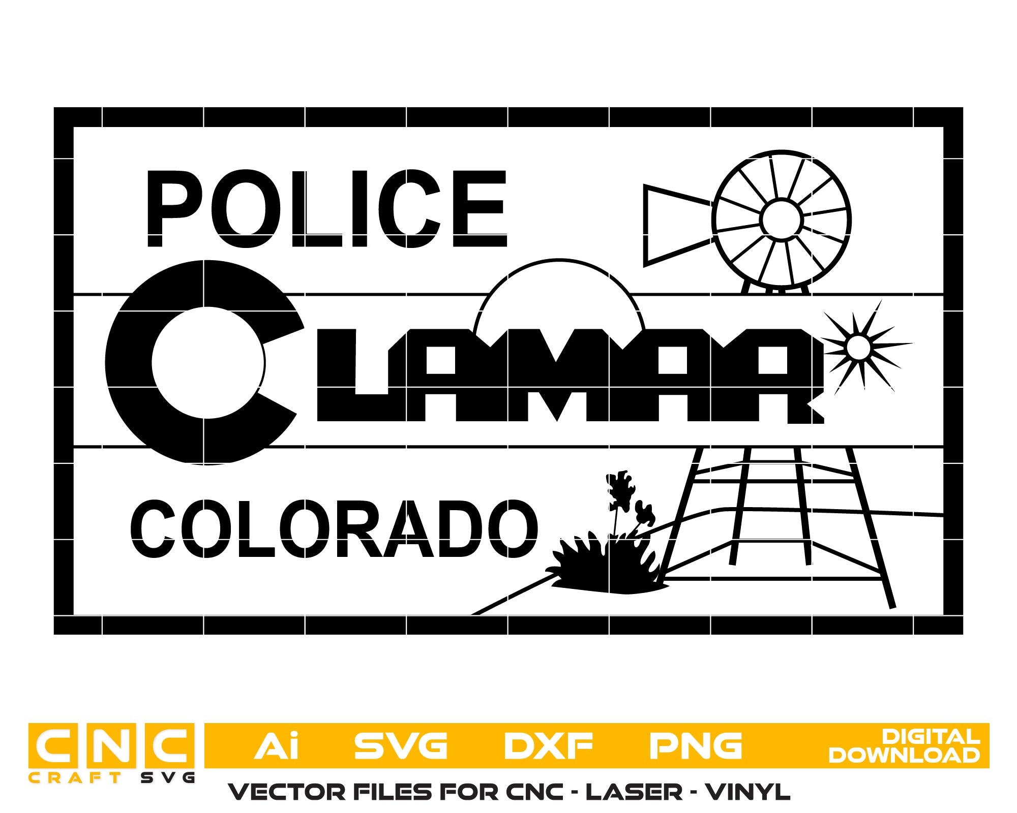 Lamar Police Department Patch, Colorado