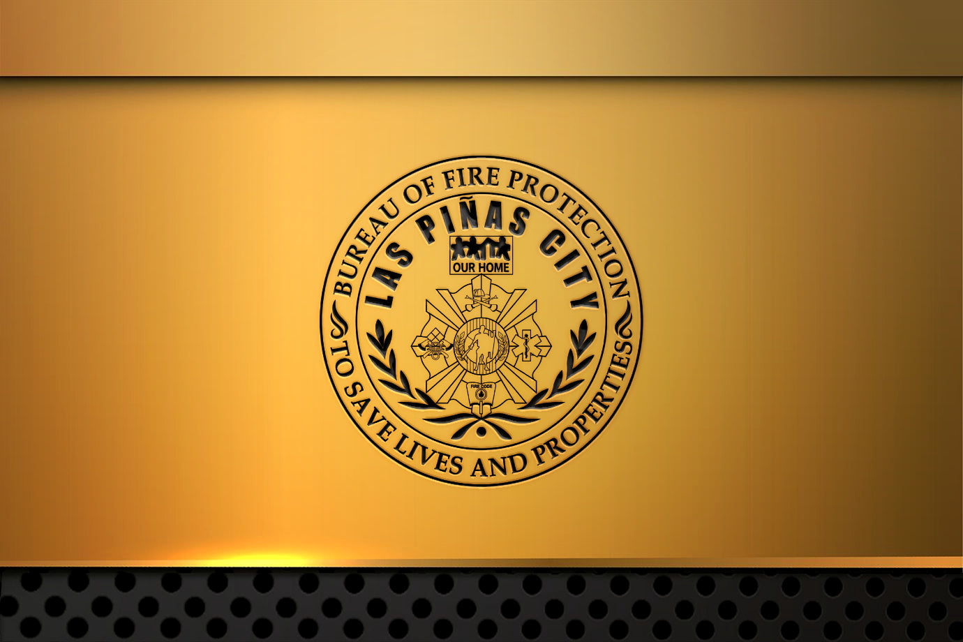 Las Piñas City Bureau of Fire Protection Seal