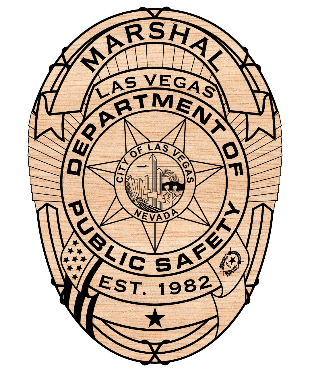 Las Vegas Department. of Public Safety Marshal Badge
