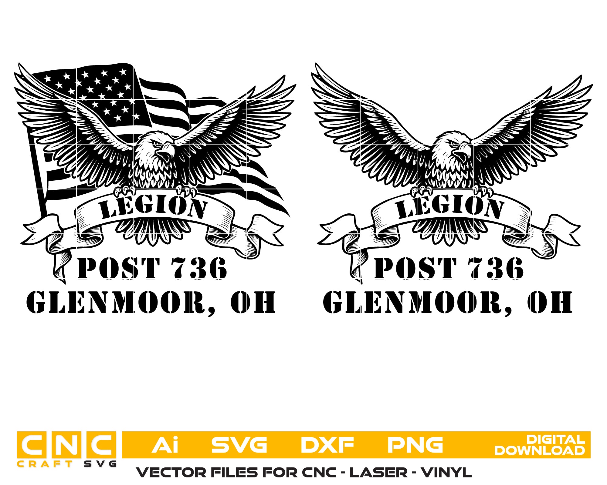 Legion Eagle Logo SVG