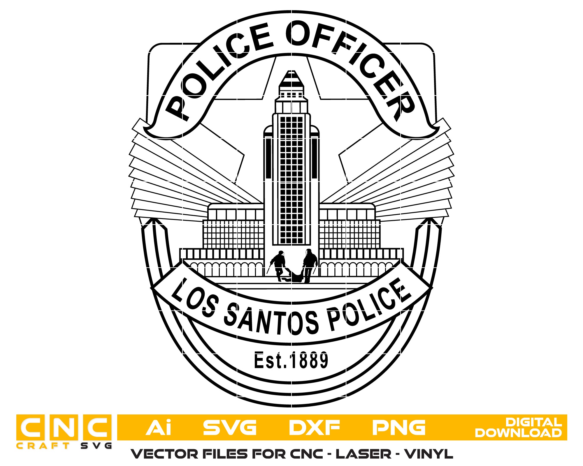 Los Santos Police Department Badge