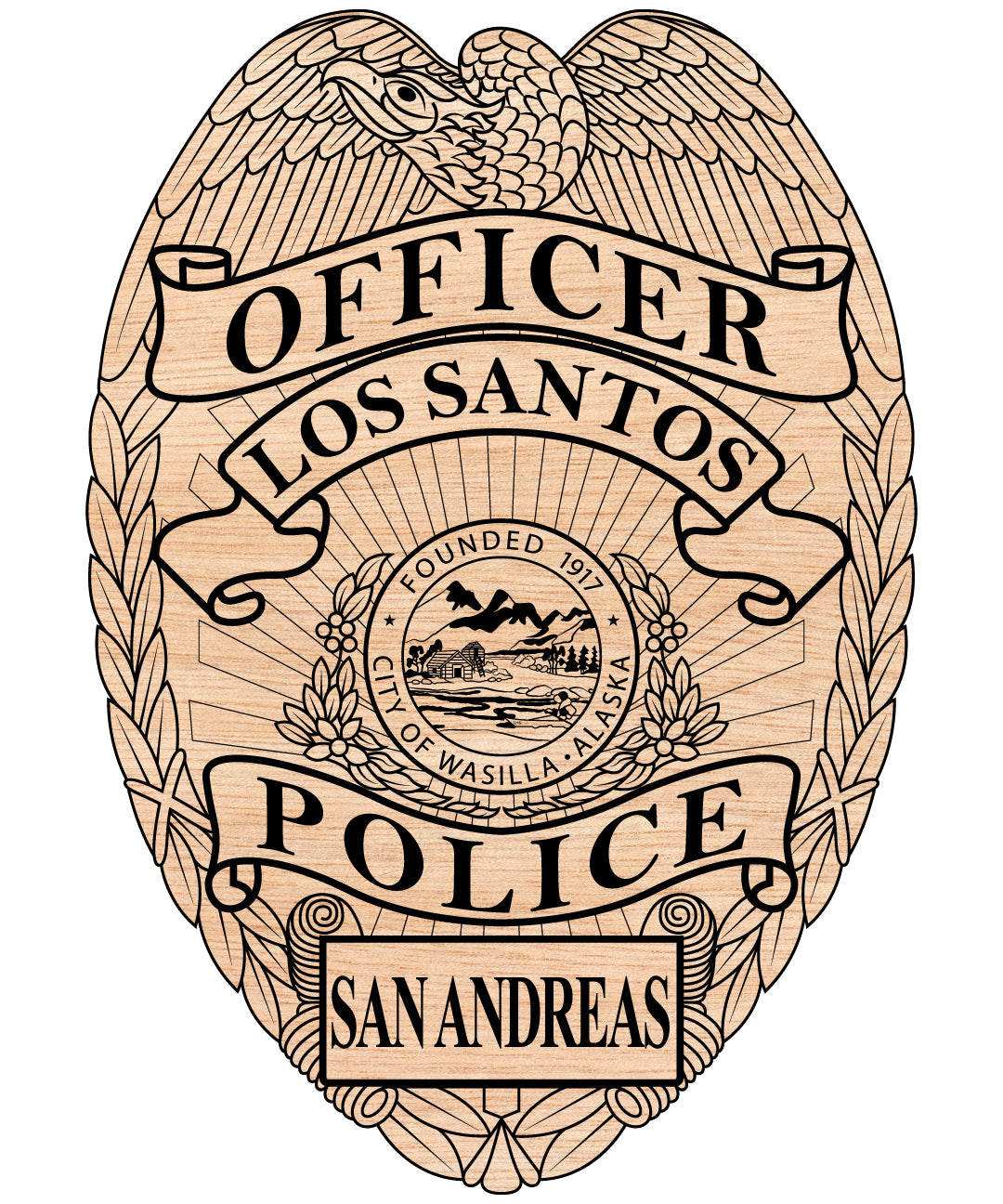 Los Santos Police Officer Badge