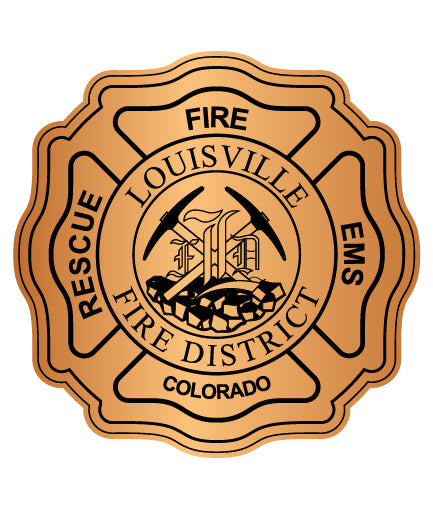 Louisville Fire Protection District Badge SVG