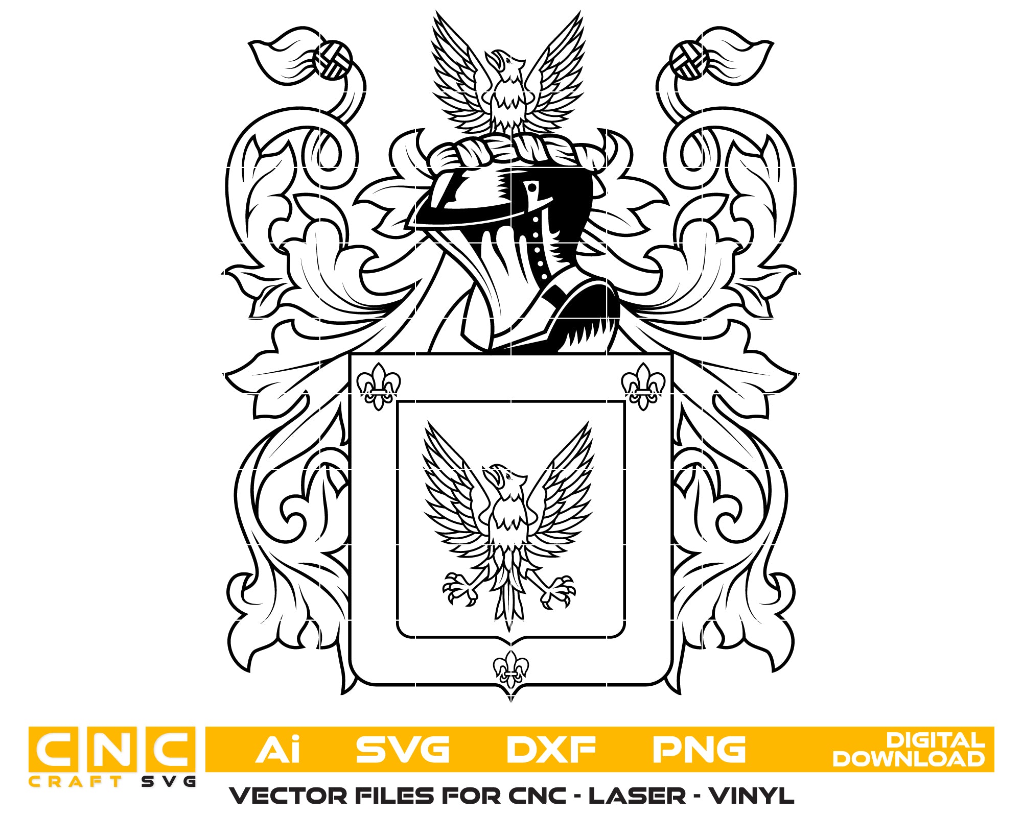 Luthans Family Crest & Coat of Arms SVG