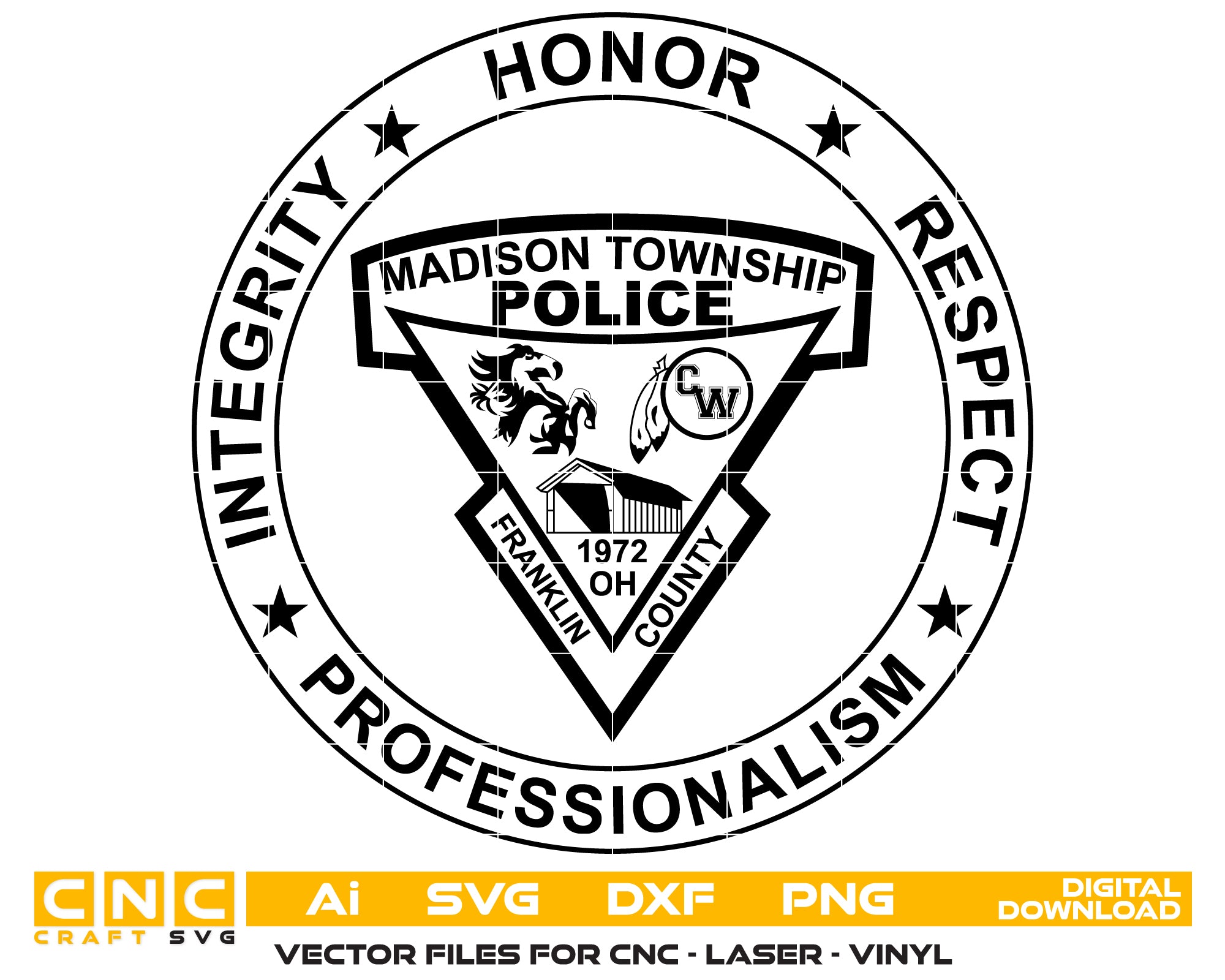 Madison Township Police Badge
