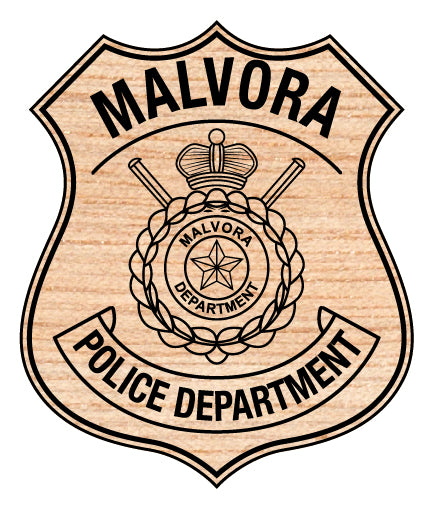 malvora police department badge svg, malvora police badge vector, malvora police svg emblem, law enforcement badge svg design, #support
