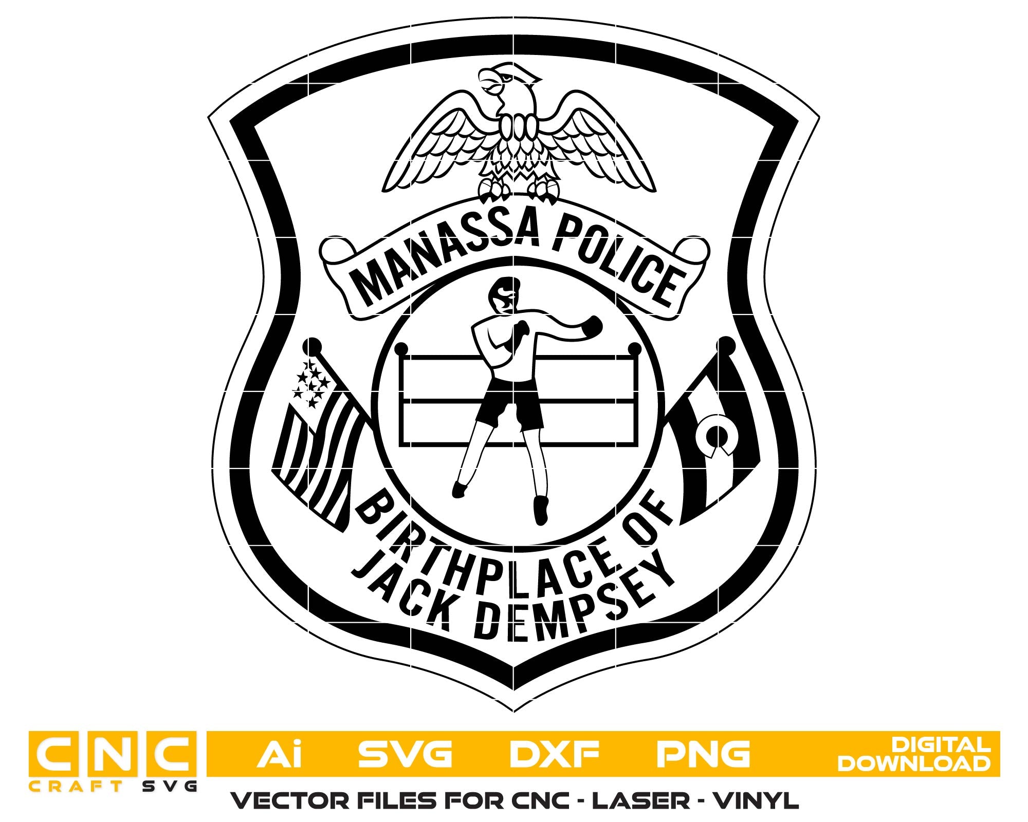 Manassa Police Shoulder Patch, Colorado