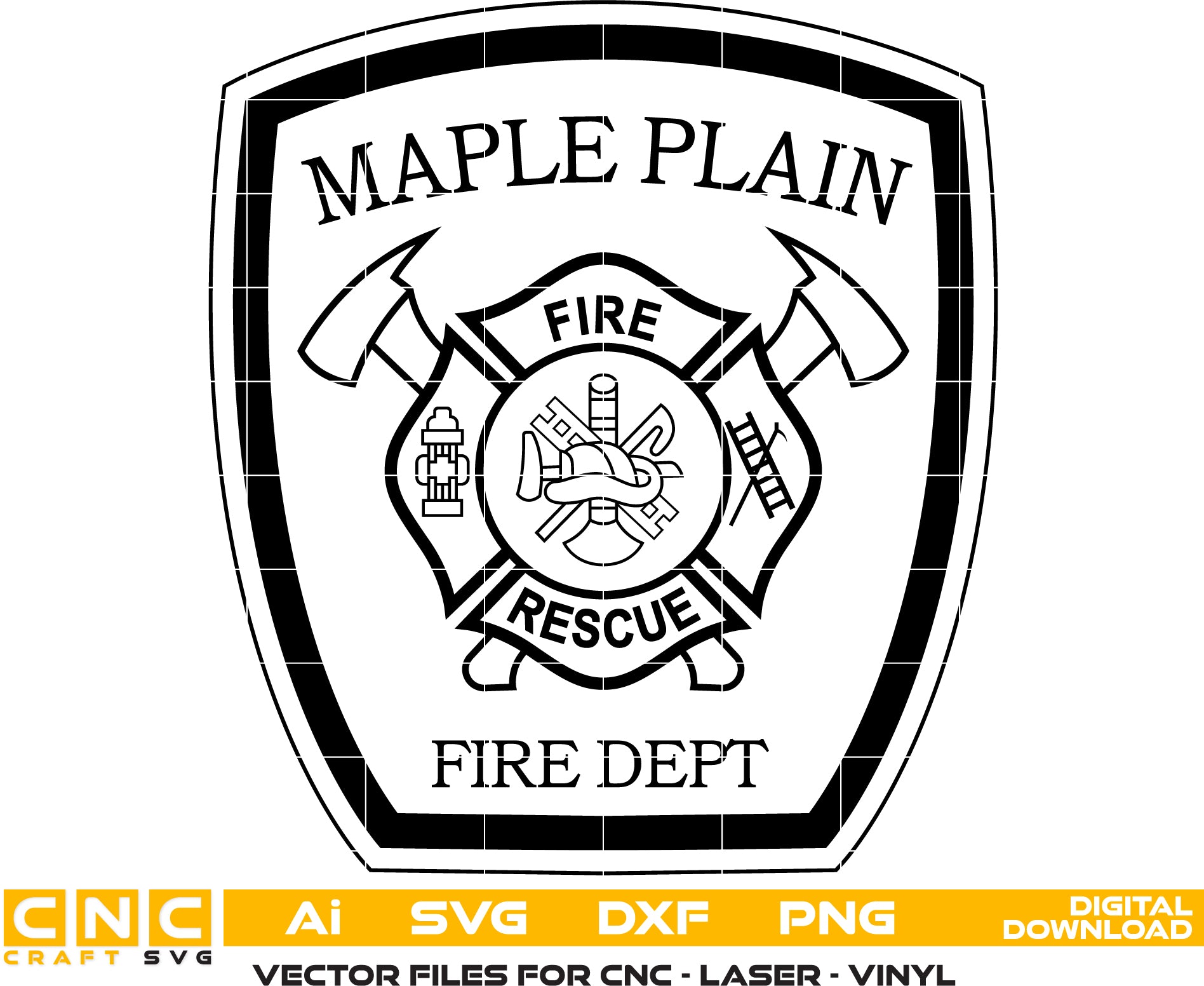 Maple Plain Fire Department Emblem Digital File