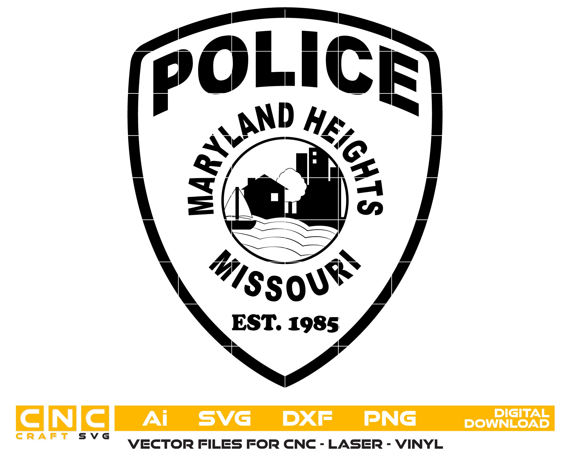 Maryland Heights Missouri Police Badge