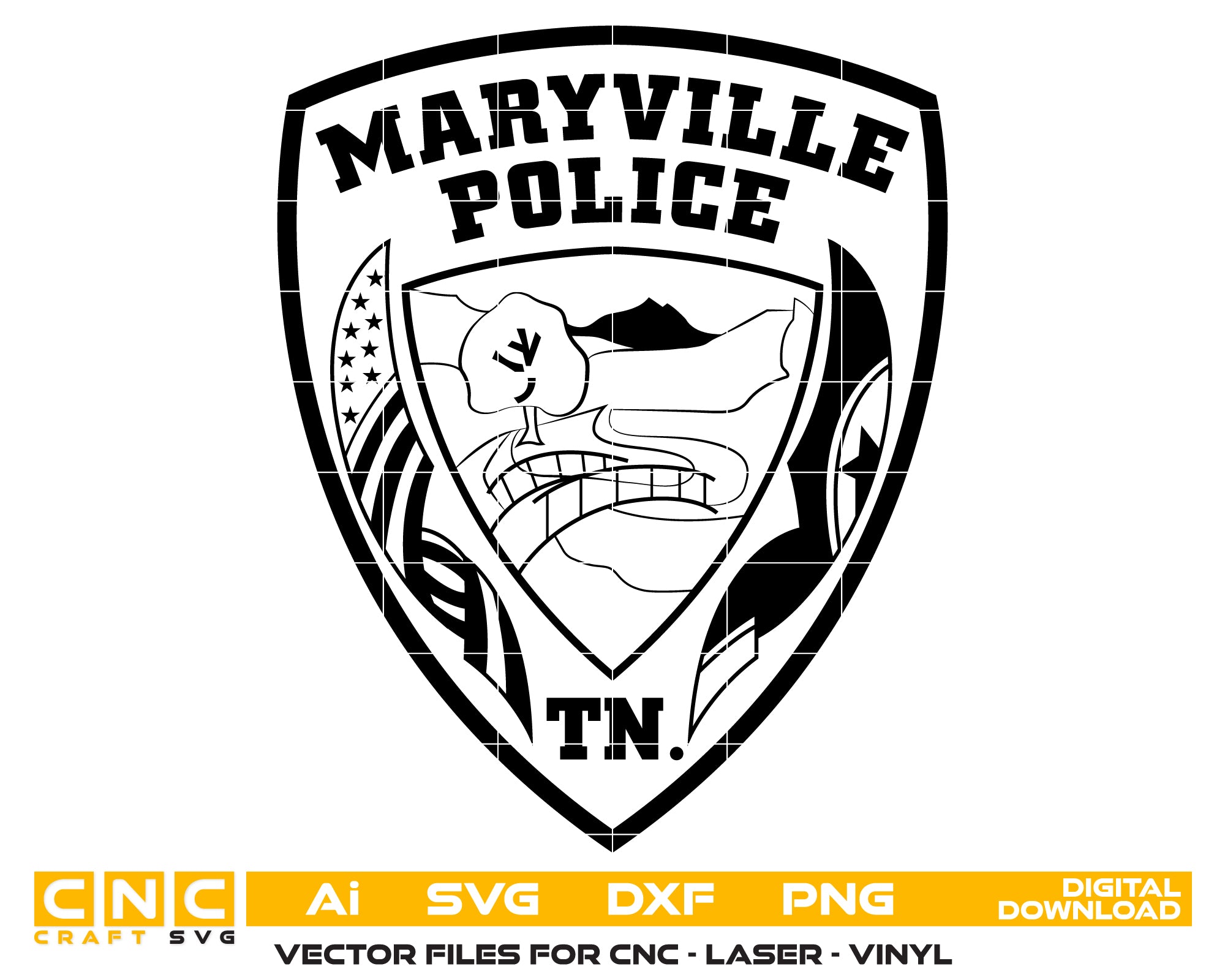 Maryville Police Department Patch, Tennessee
