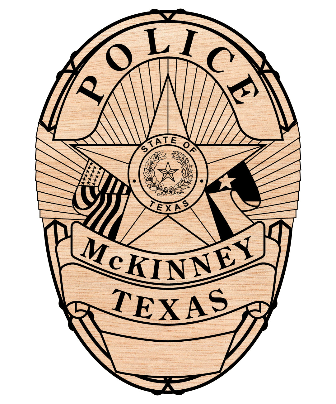 McKinney Texas Police Badge