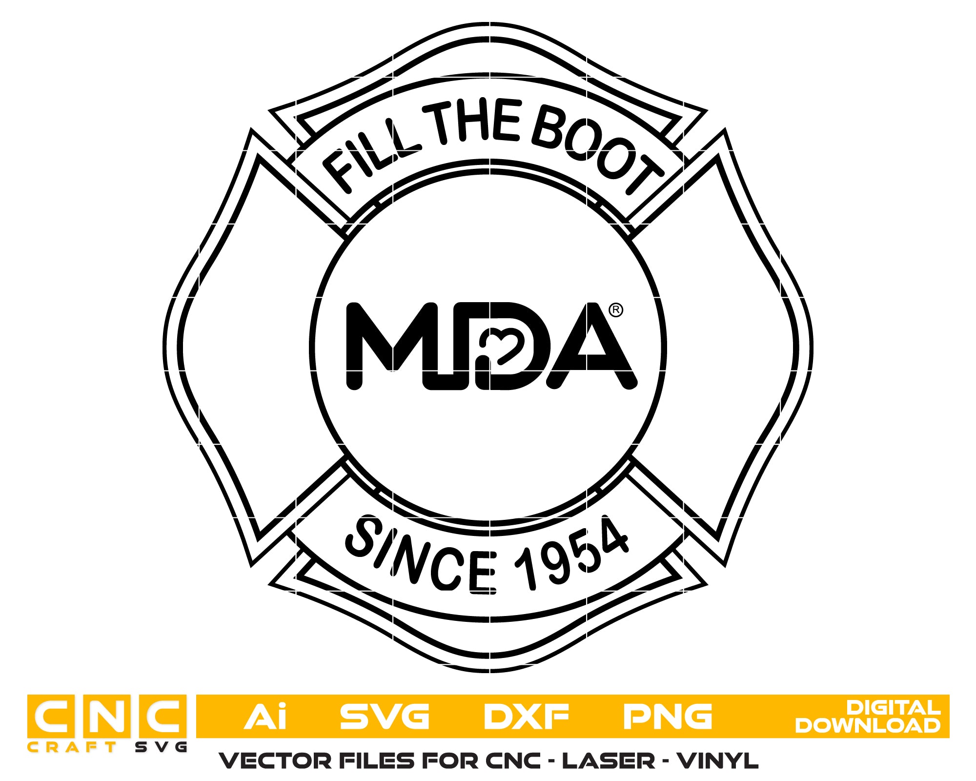 Mda Fill The Boot Logo
