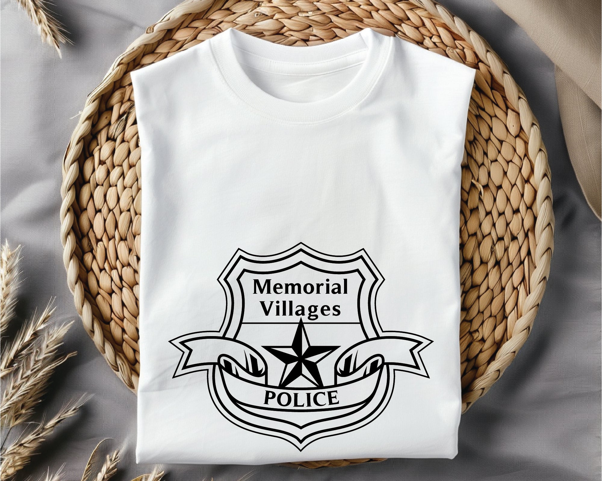 Memorial Village Police Department Logo SVG, Memorial Village PD Logo Vector, Texas Police Logo SVG, Law Enforcement Logo Design