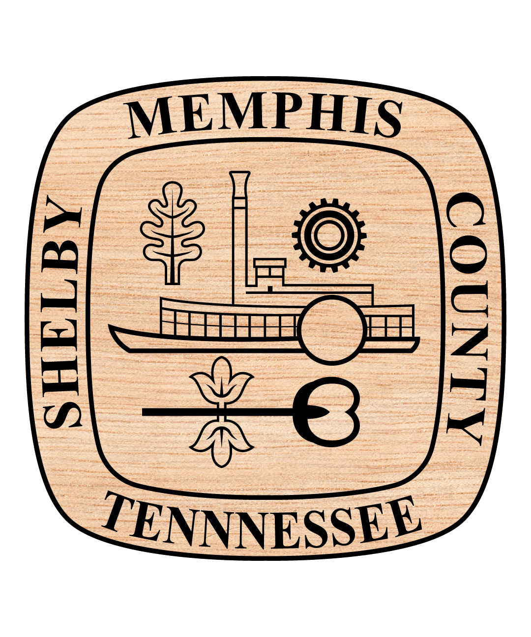 Memphis City Seal Svg