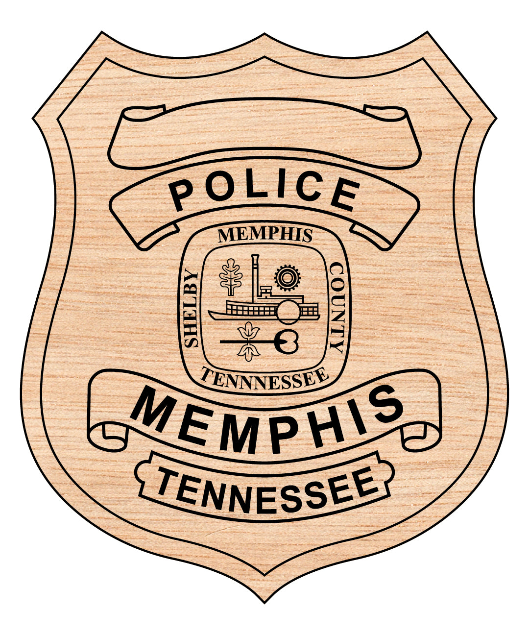 Memphis Tennessee Police Badge