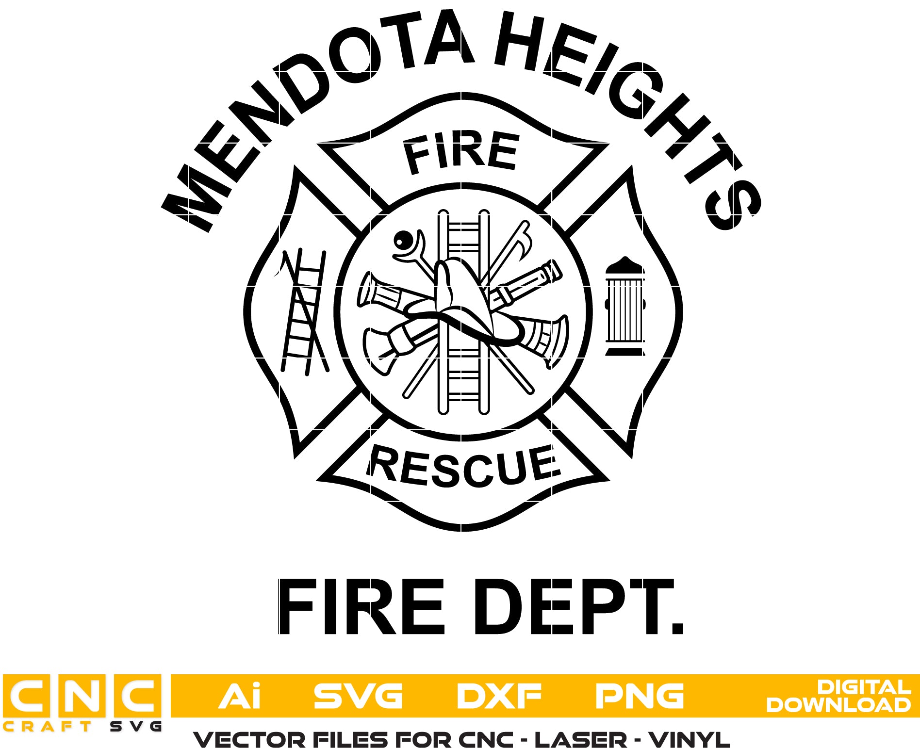 Mendota Heights Fire Dept Badge