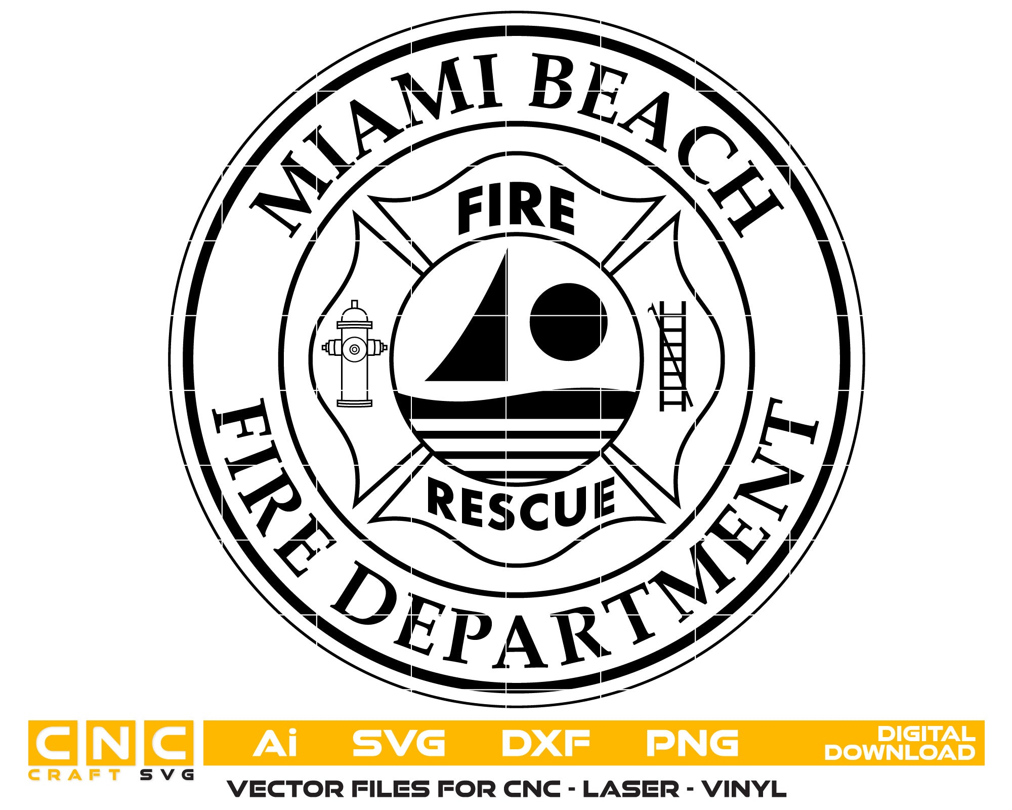 Miami Beach Fire Department Logo