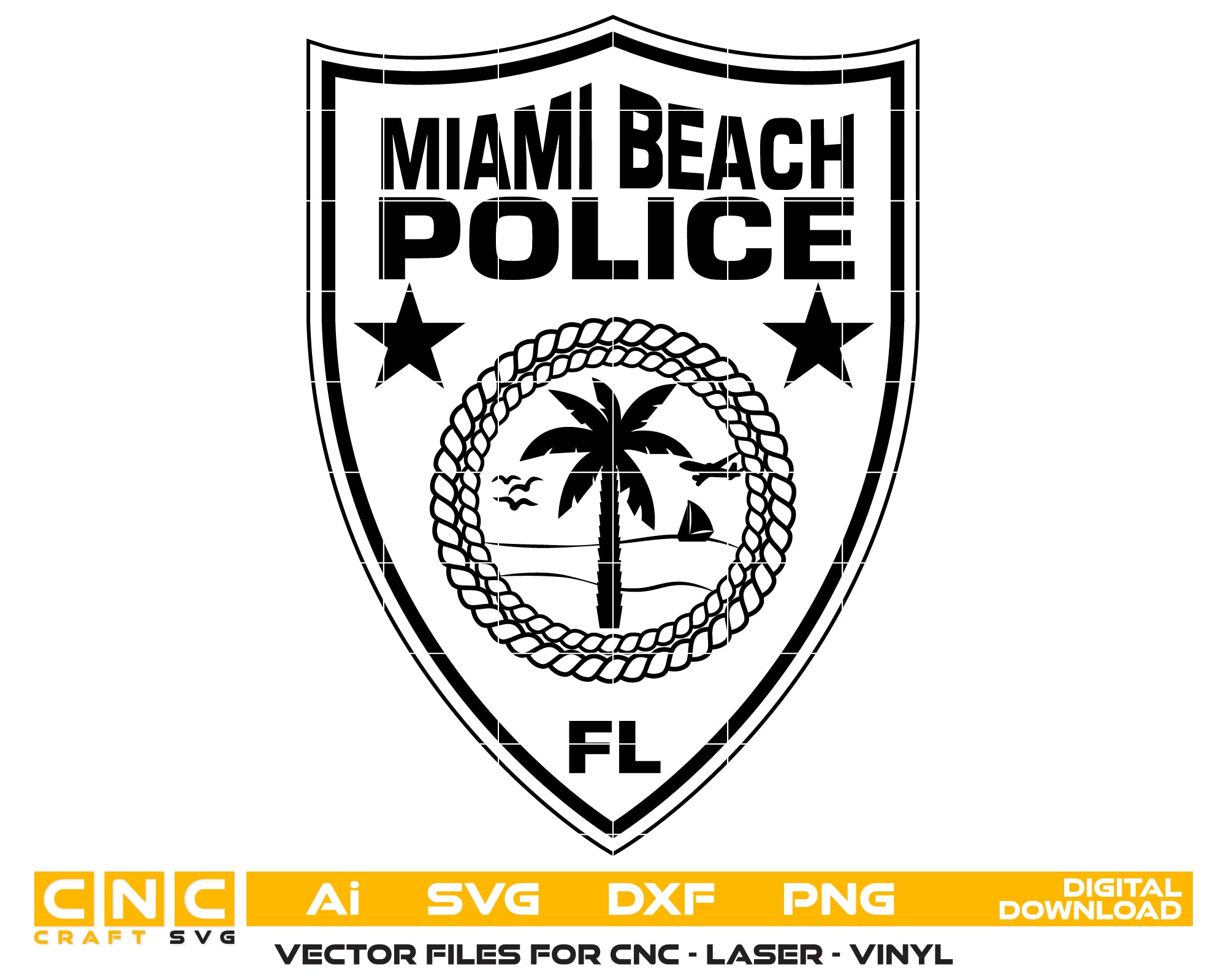 Miami Beach Police Department Patch
