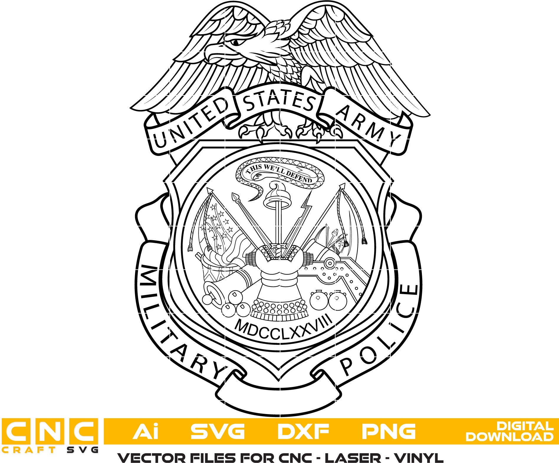 Military Police Badge Vector Art Svg Dxf Jpg Png And Ai Files For military-police-badge-vector-art-svg-dxf-jpg-png-and-ai-files-for