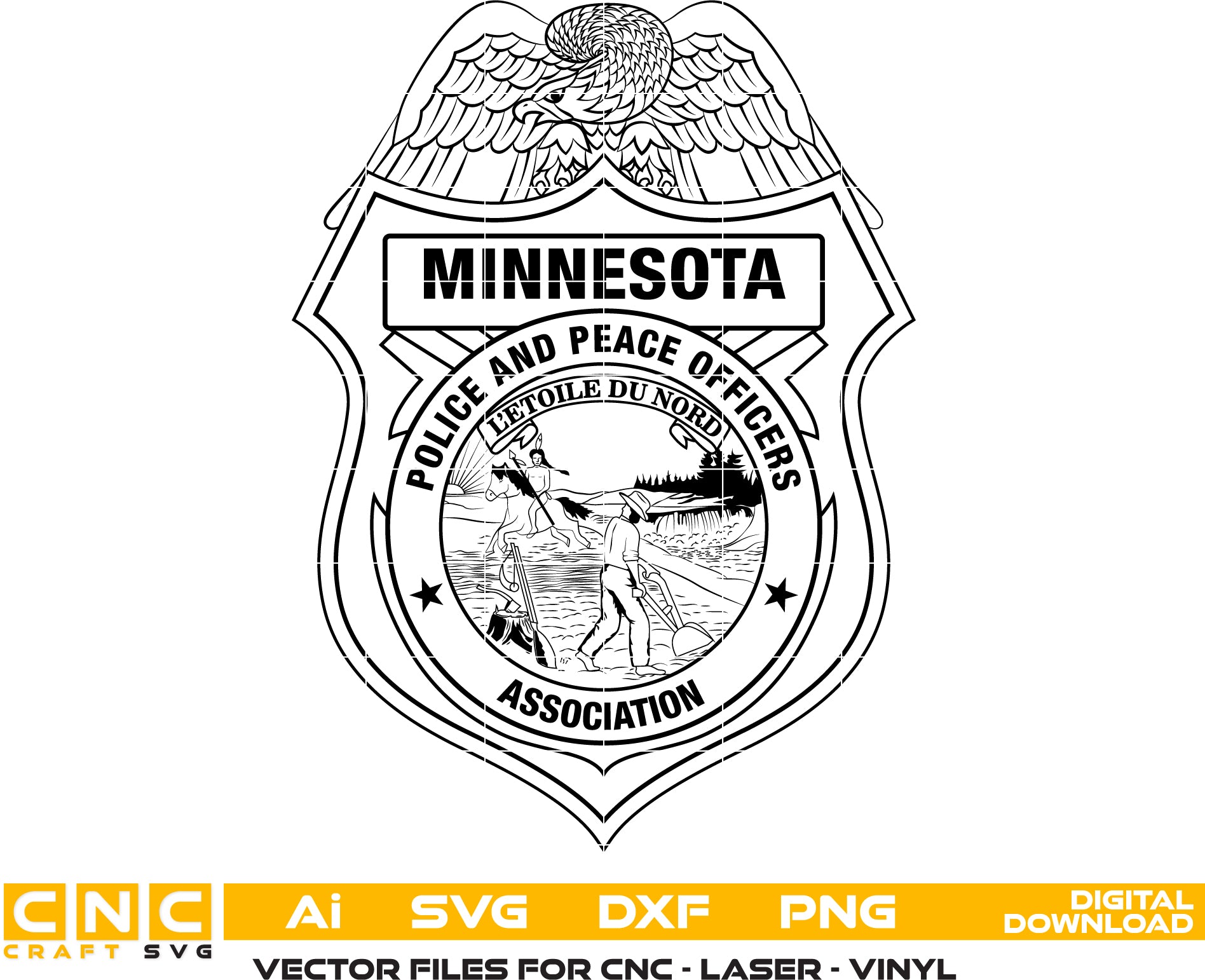 Minnesota Police and Peace Officer Badge