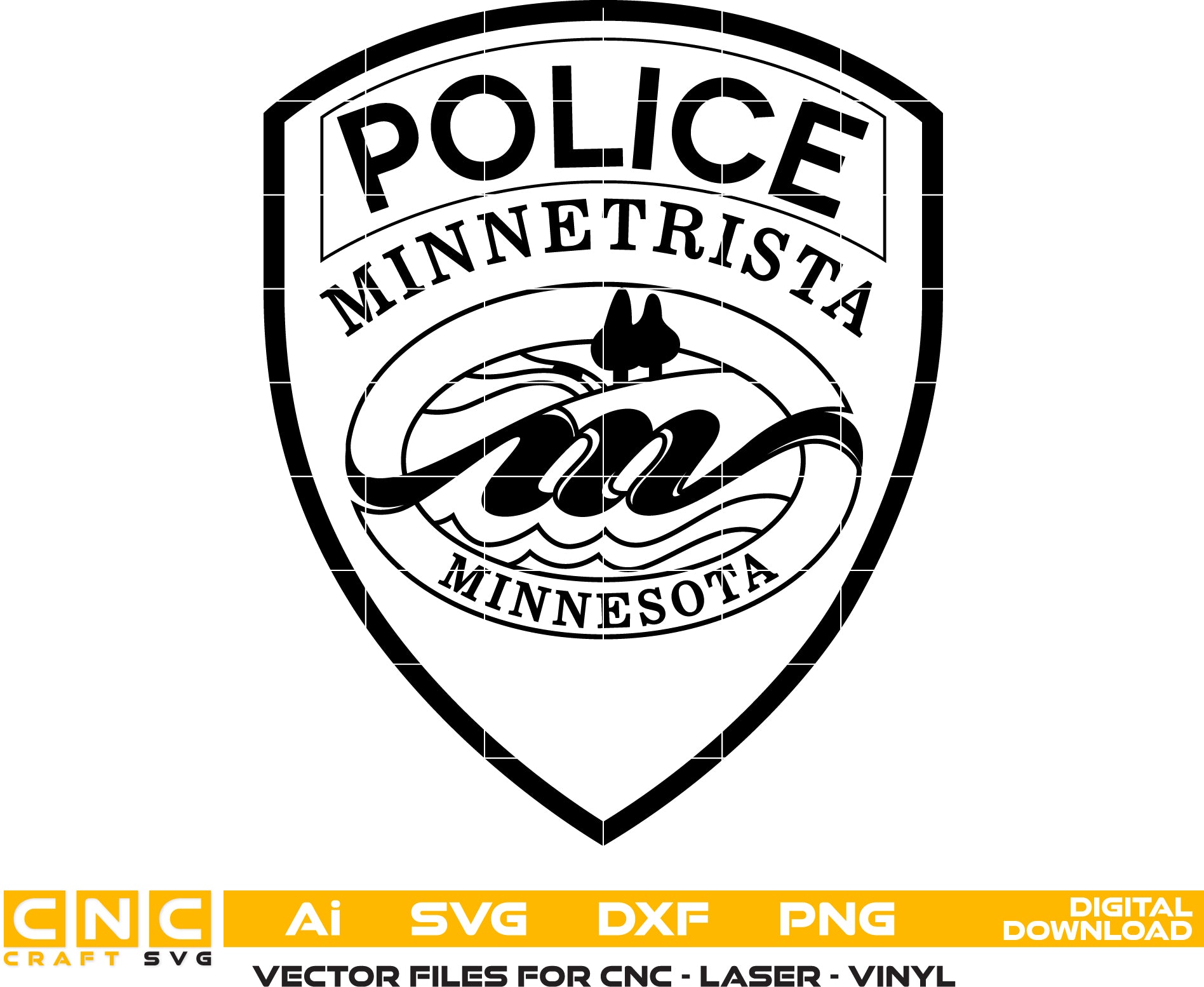 Minnetrista Minnesota Police Badge