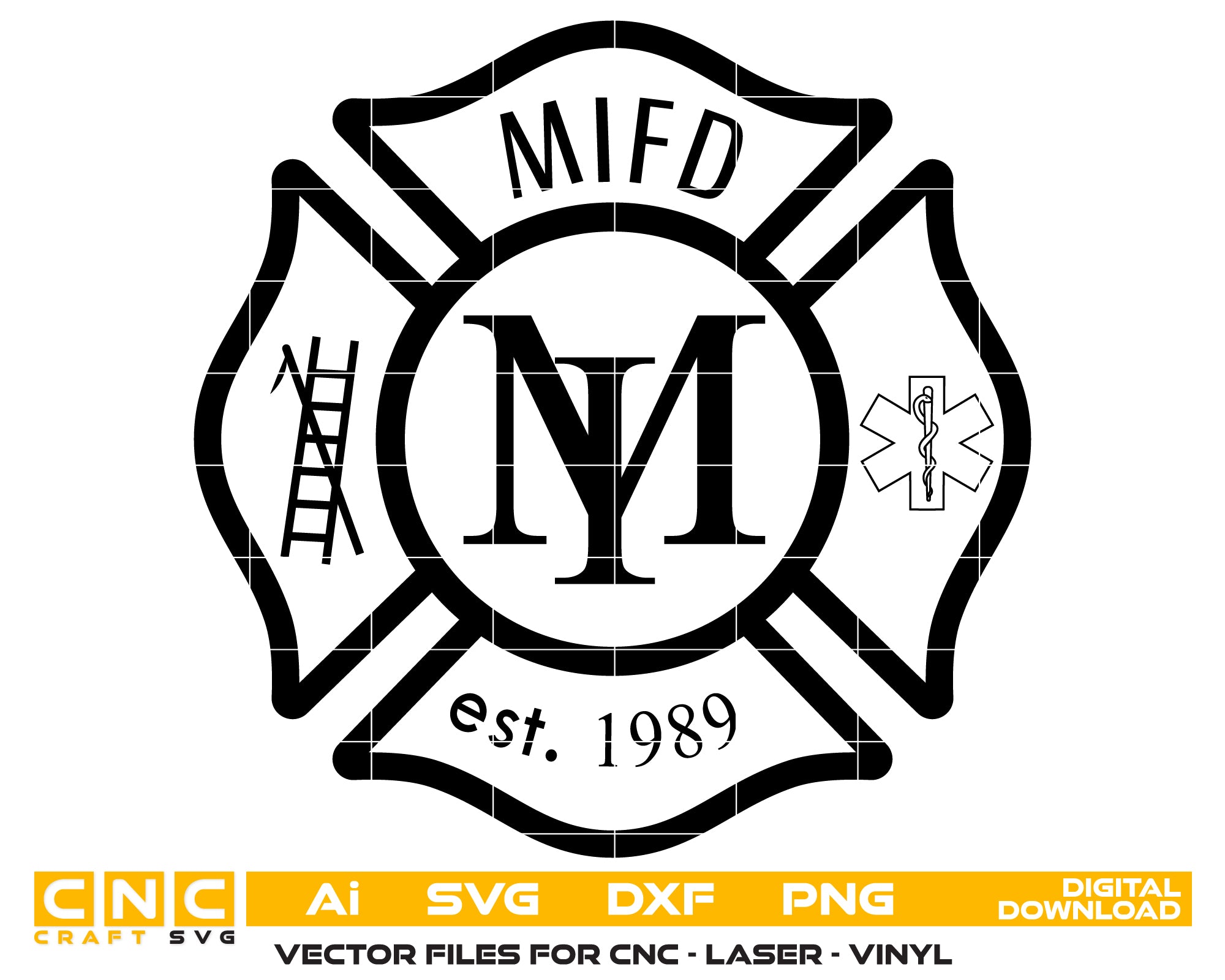 Monkey Island Fire Department Badge