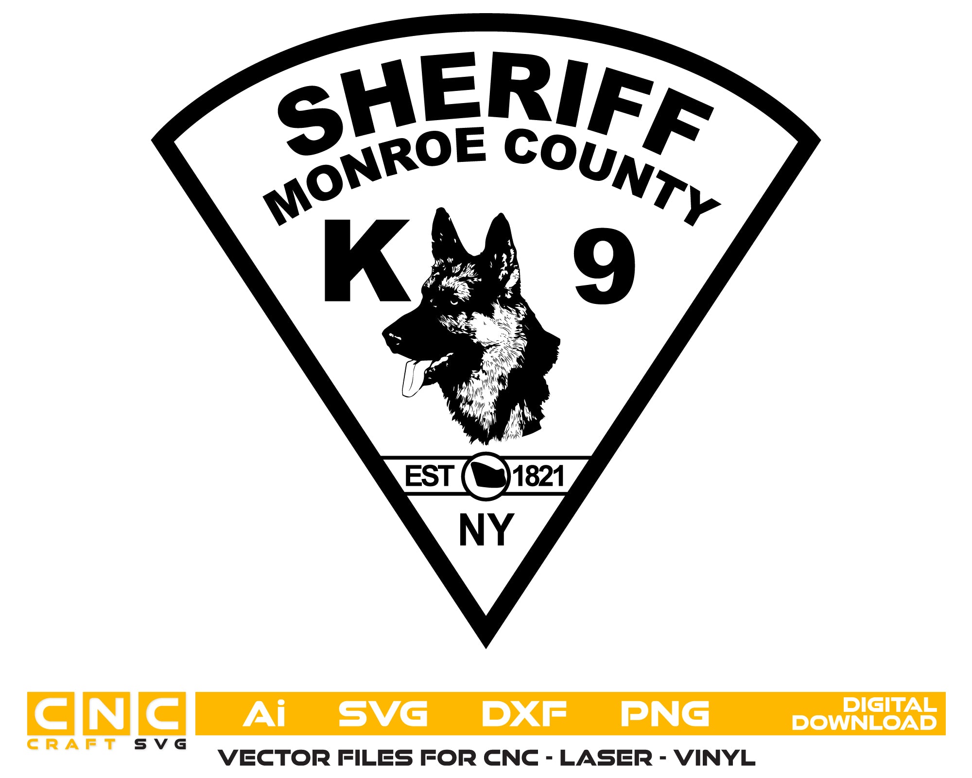 Monroe County New York Sheriff Police Patch SVG, Monroe County NY Sheriff Patch Vector, New York Law Enforcement Badge, Monroe Sheriff Police Emblem, Sheriff Police Patch SVG