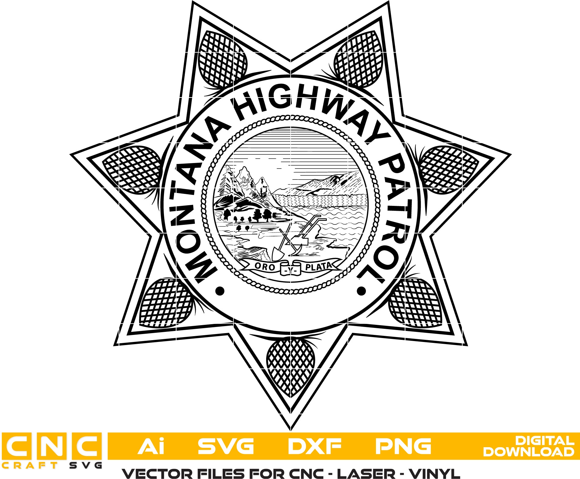 Montana Highway Patrol Badge
