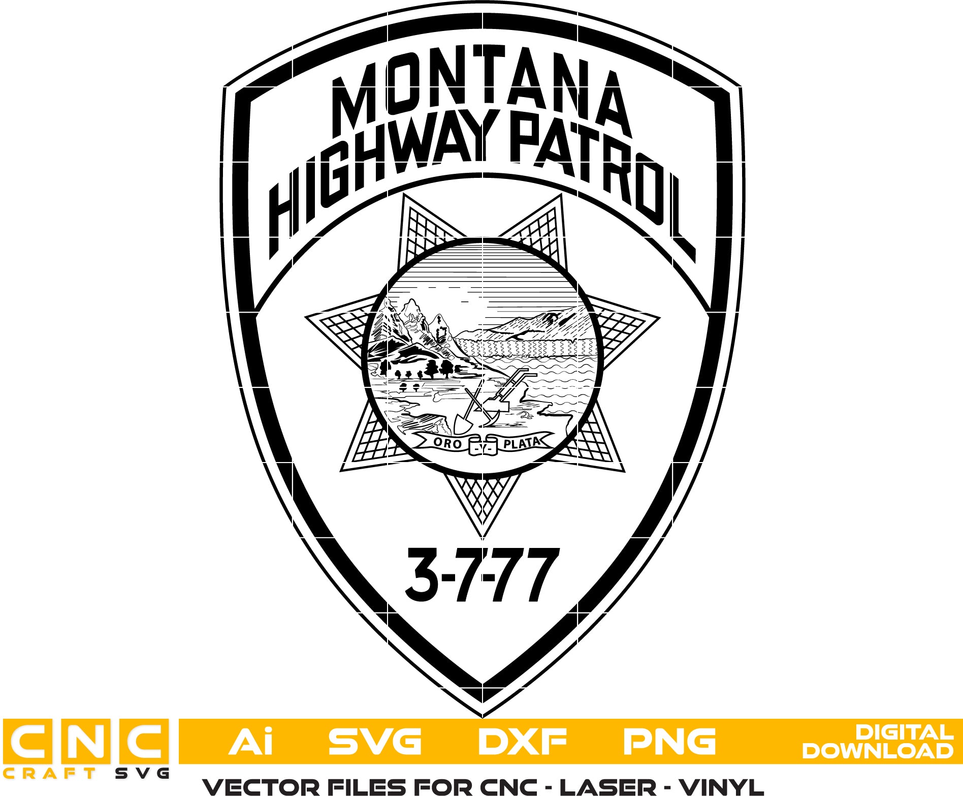Montana Highway Patrol Police Patch
