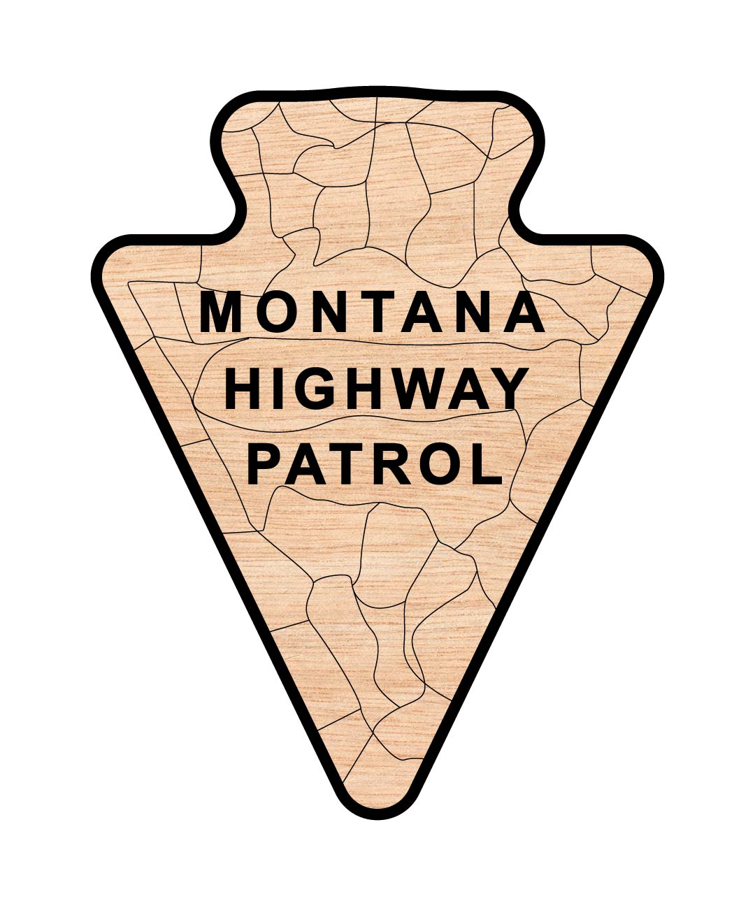 Montana Highway Patrol Hat Pin SVG, Montana Trooper Pin Vector, Highway Patrol Emblem SVG, Law Enforcement Hat Pin Design, Police Pin Vector, Engraving Badge File