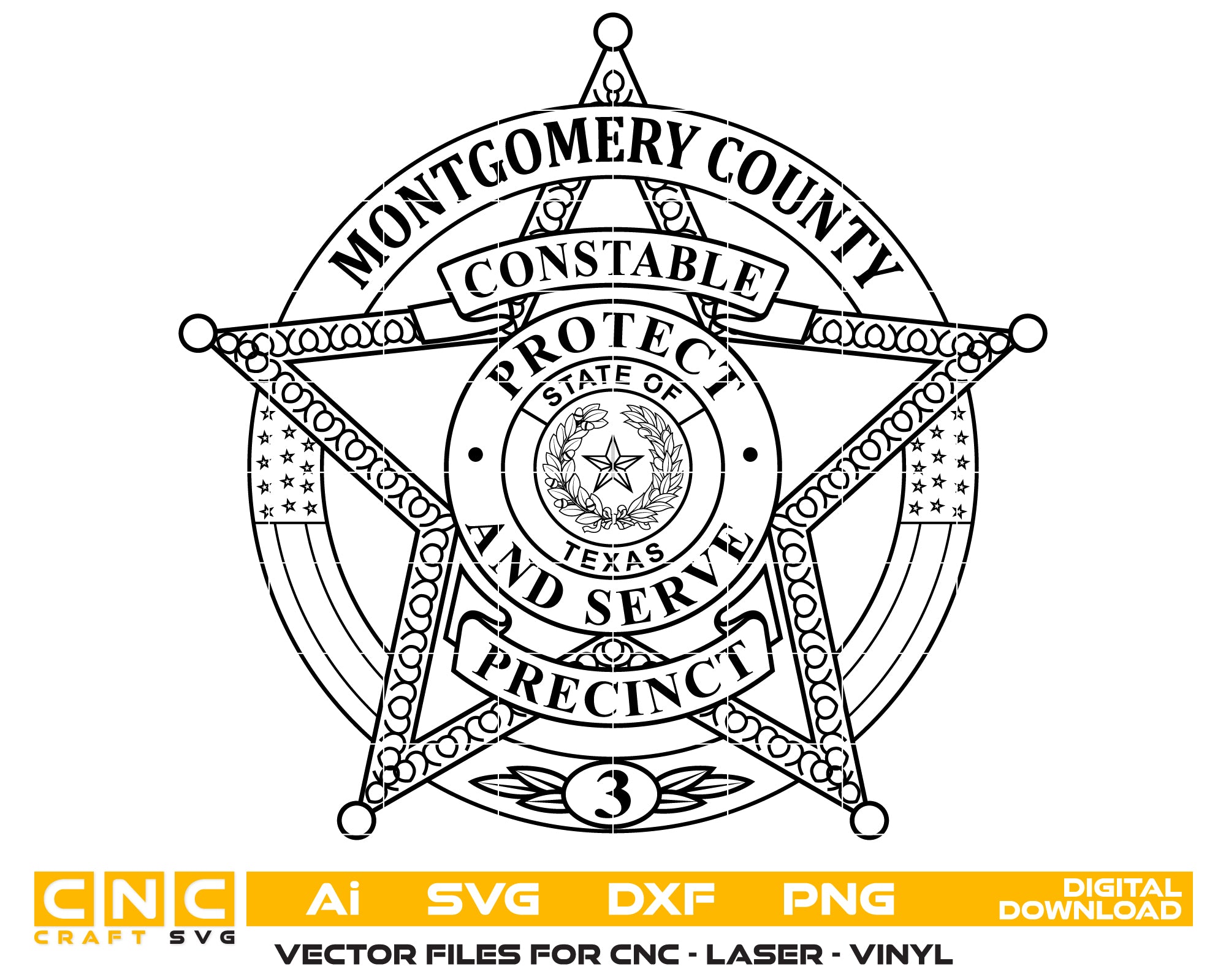Montgomery County Constable Precinct 3 Badge