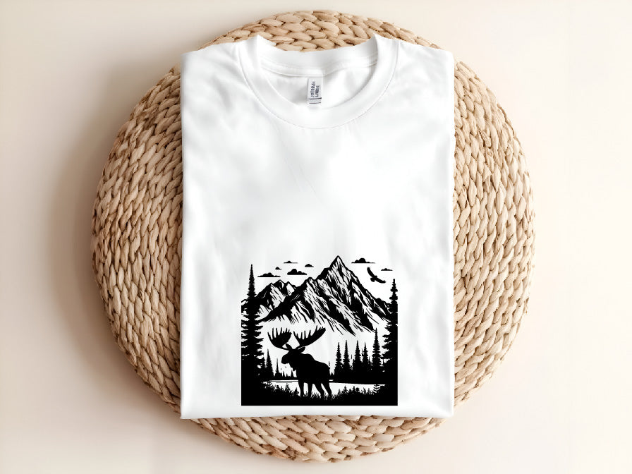 Moose Mountain Vector SVG