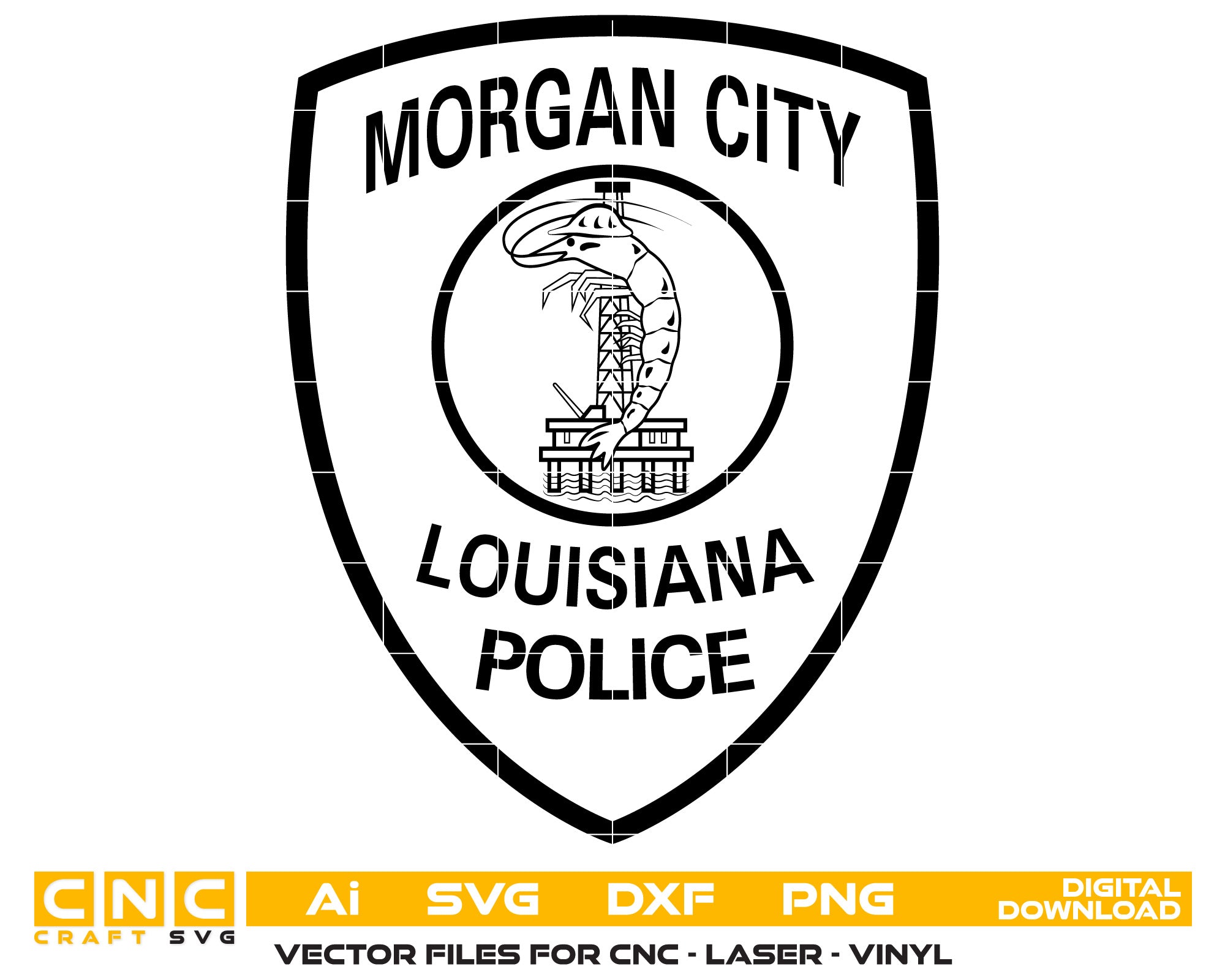 Morgan City Police Department Patch