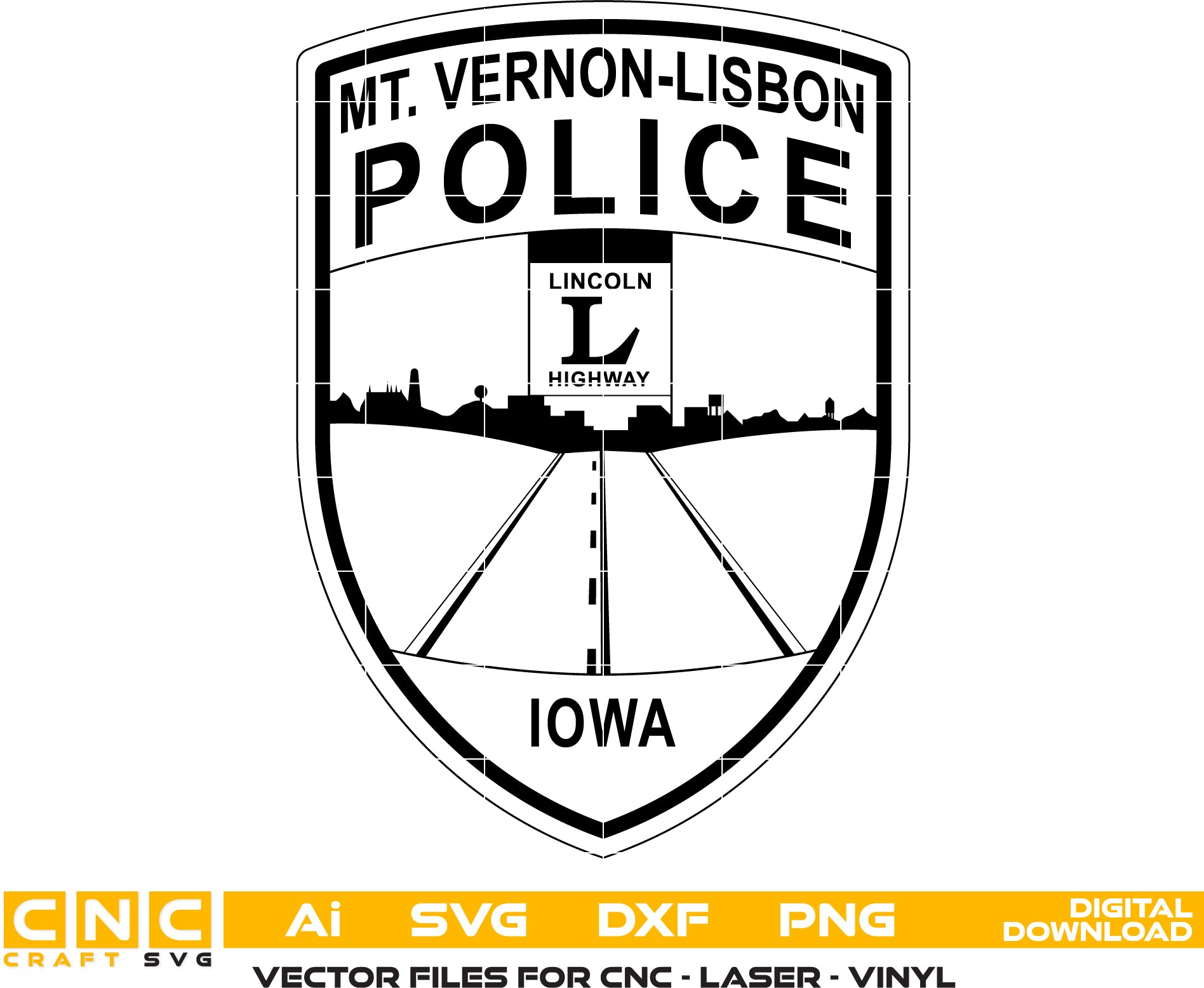 Mount Vernon-Lisbon Police Department Logo