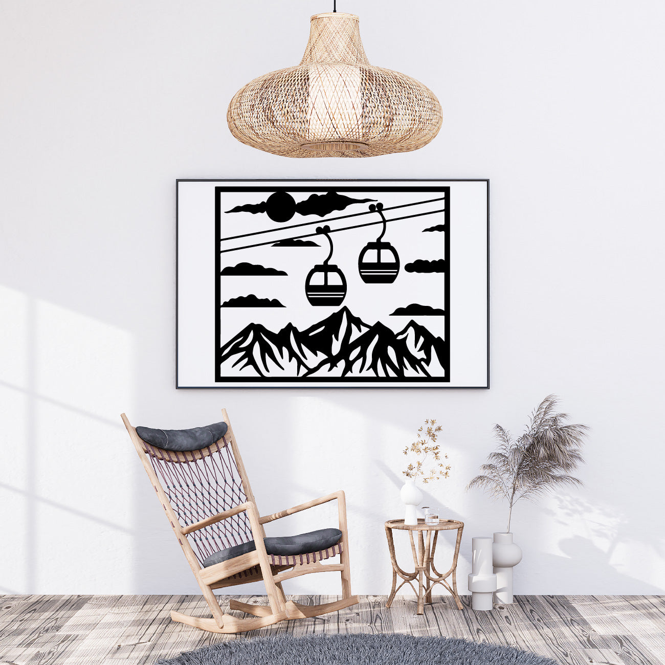 Mountains on Height – Vector File.