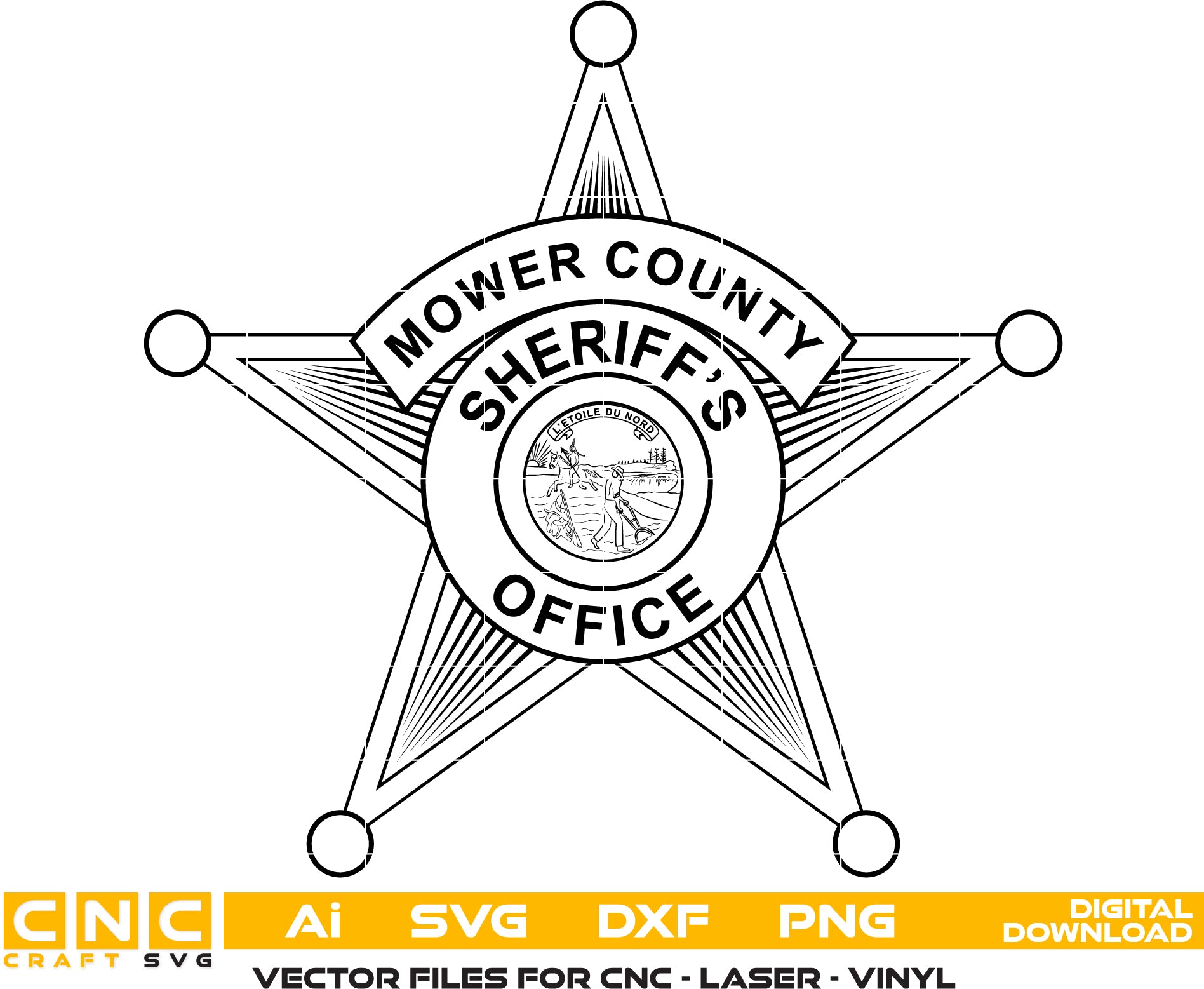 Mower County Sheriff Badge