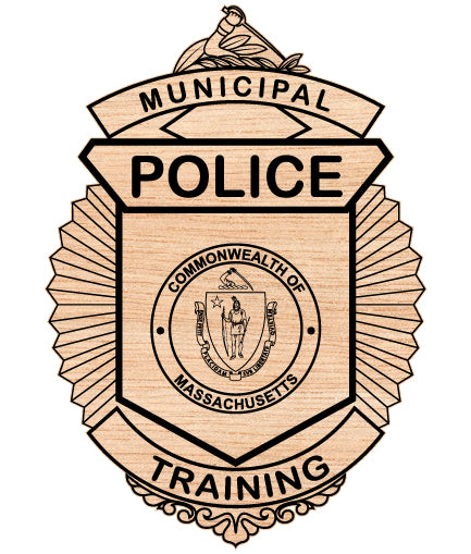 municipal police training badge svg, police training badge vector design, municipal law enforcement training svg emblem, police academy badge svg, municipal training badge svg