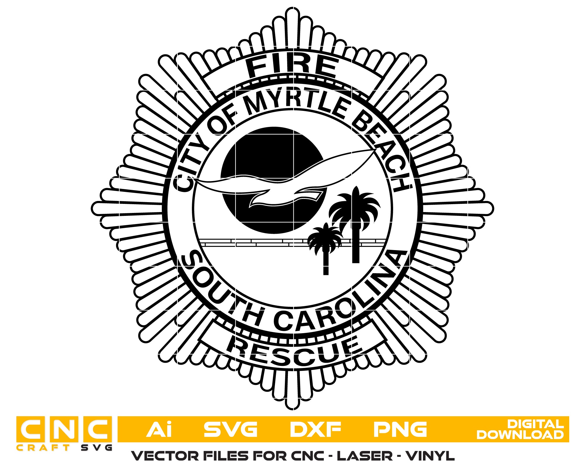 Myrtle Beach Fire Department Badge