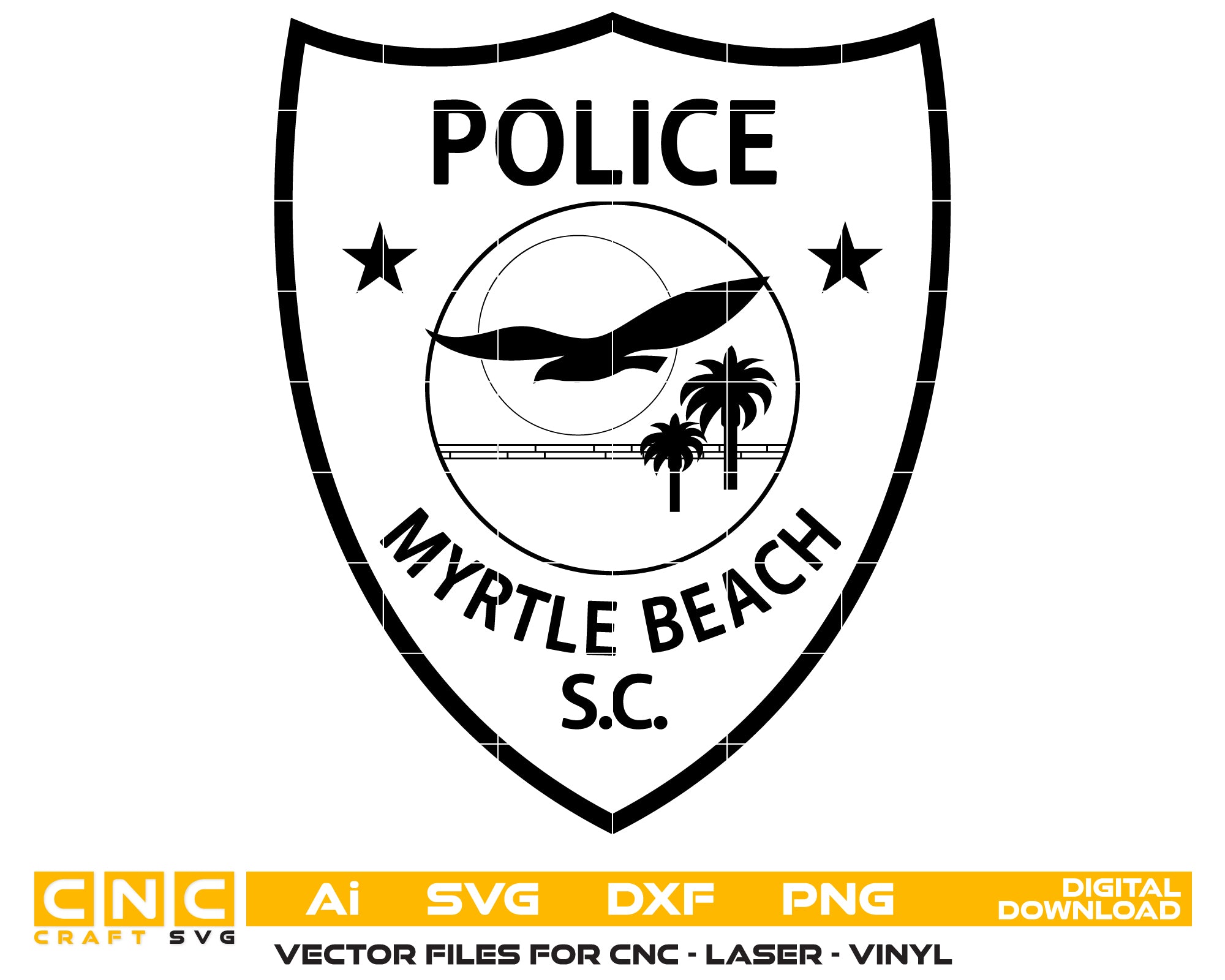 Myrtle Beach,South Carolina Police Department Patch