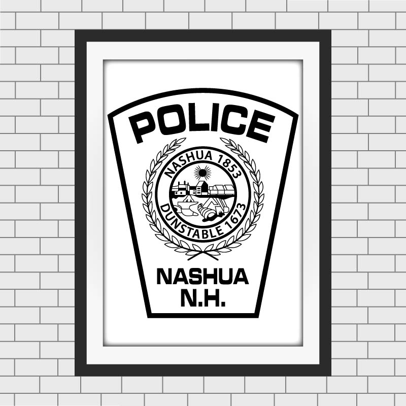 Nashua Police Patch SVG, Nashua Police Department Vector, New Hampshire Police Patch SVG, Police Patch Digital File, Law Enforcement Patch Vector, Nashua PD Logo SVG