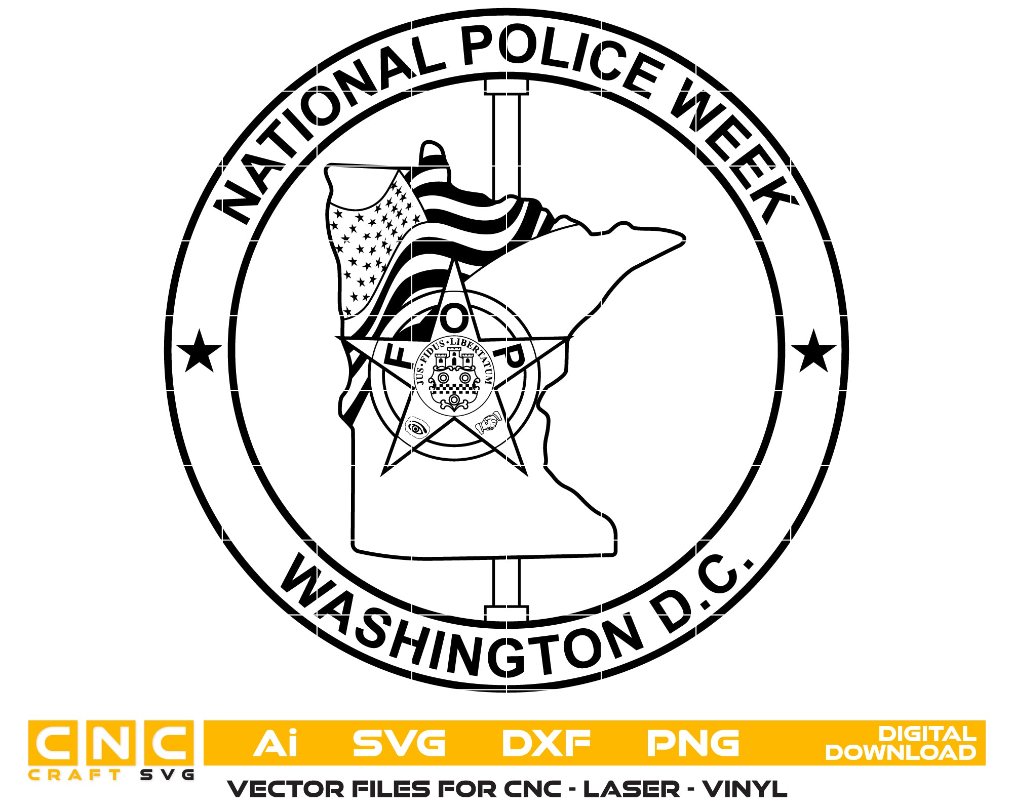 National Police Week, Washington D C Logo